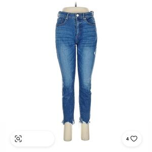 Loft Chewed Hem Jeans Size 31